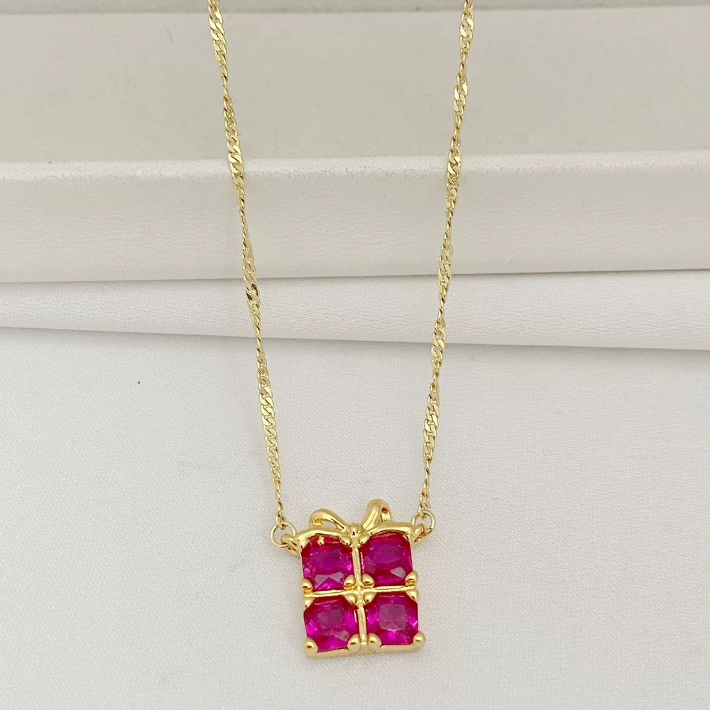 Kendra Scott Gift Box Necklace Metal Choker
